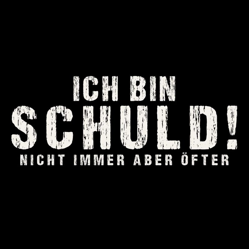 Ich bin Schuld Nicht immer aber öfter