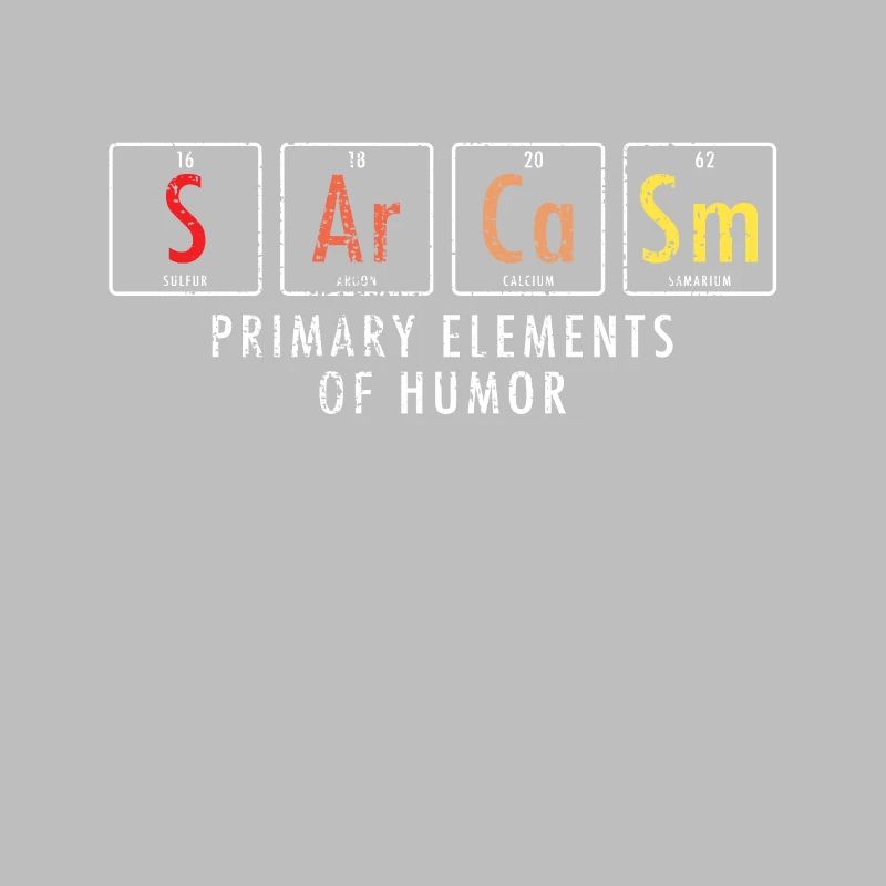 Éléments du sarcasme Science Nerd