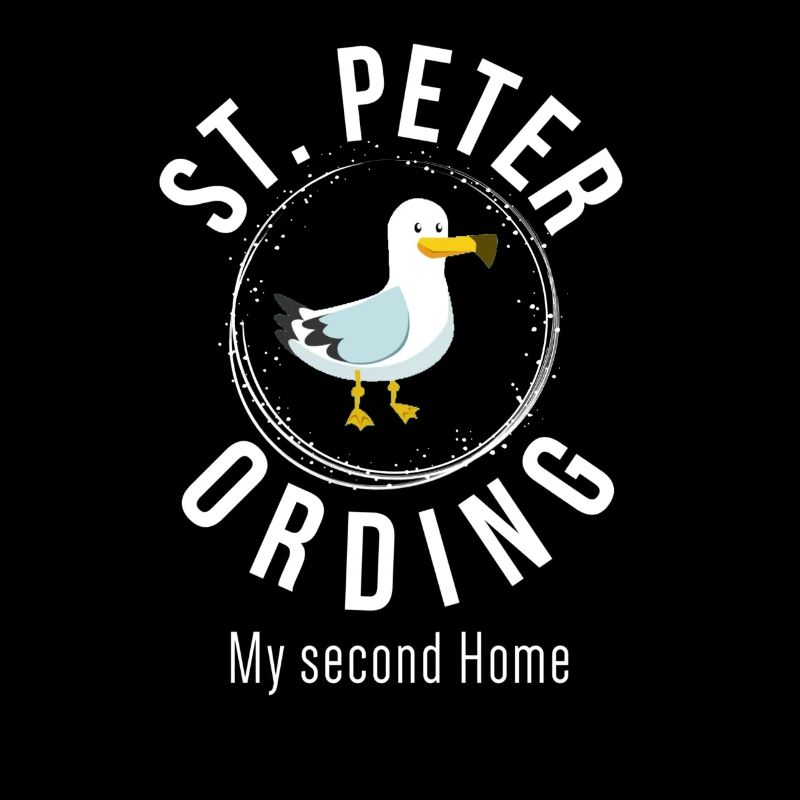 St. Peter Ording Seagull Lighthouse North Sea Gift