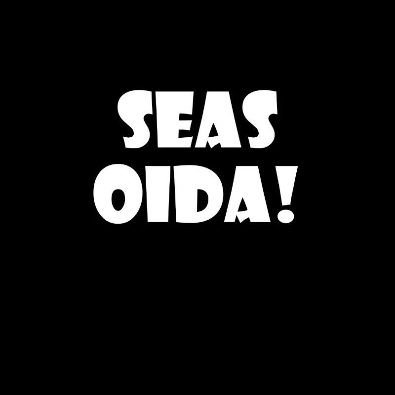 Mers Oida! | Noir blanc