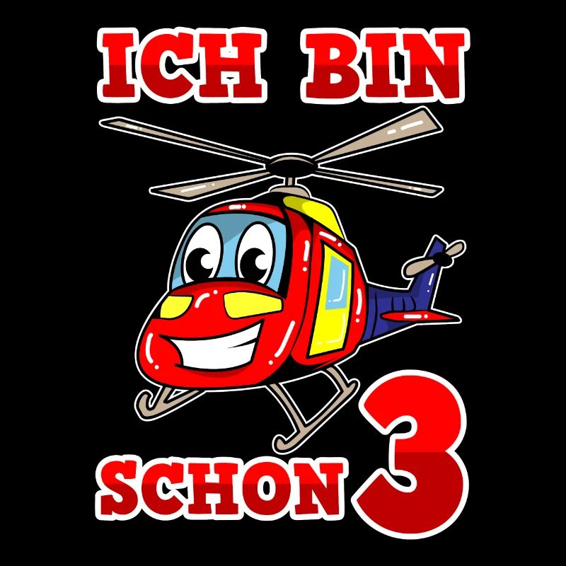 Hubschrauber Kinder 3. Geburtstag Mädchen Junge
