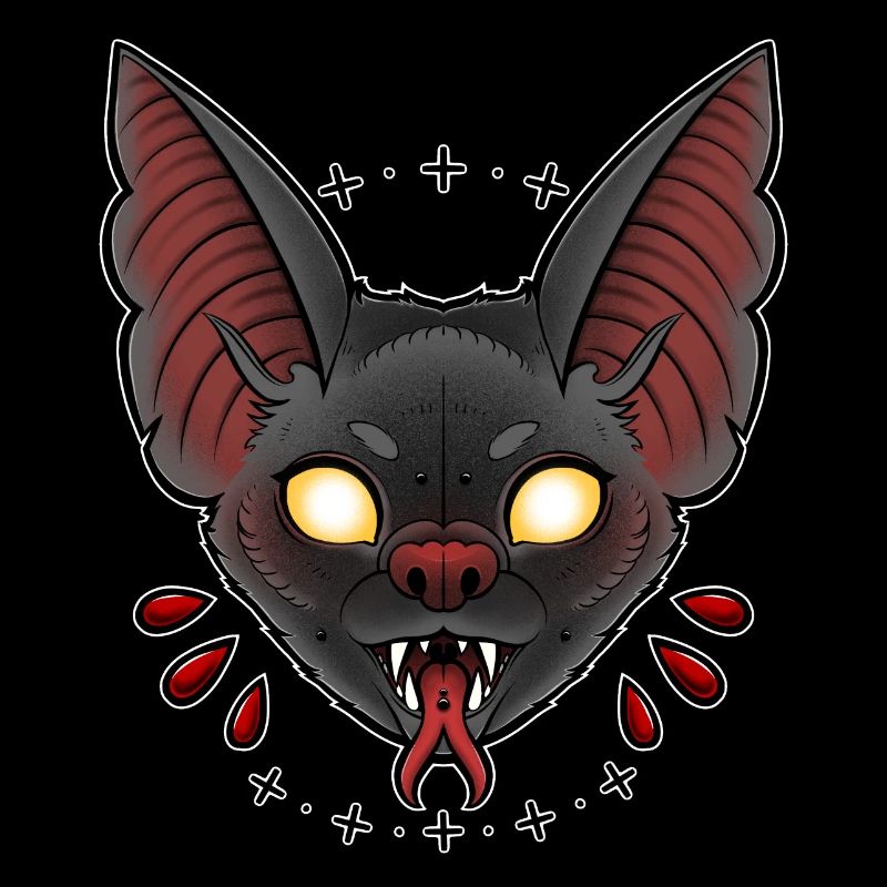 Créature nocturne en impression couleur