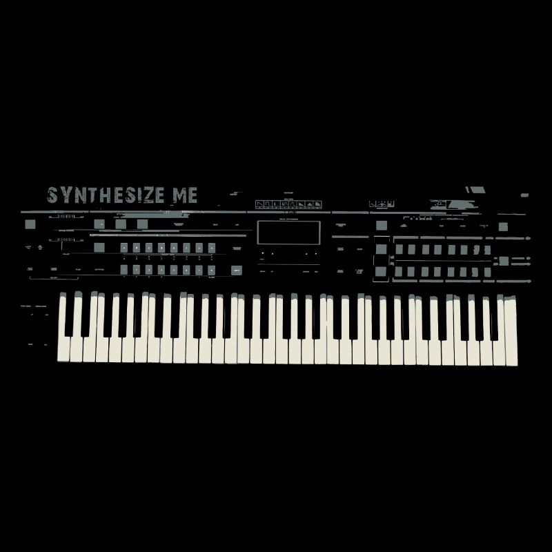 Synthesize me Synthesizer Synthie Pop Geschenk