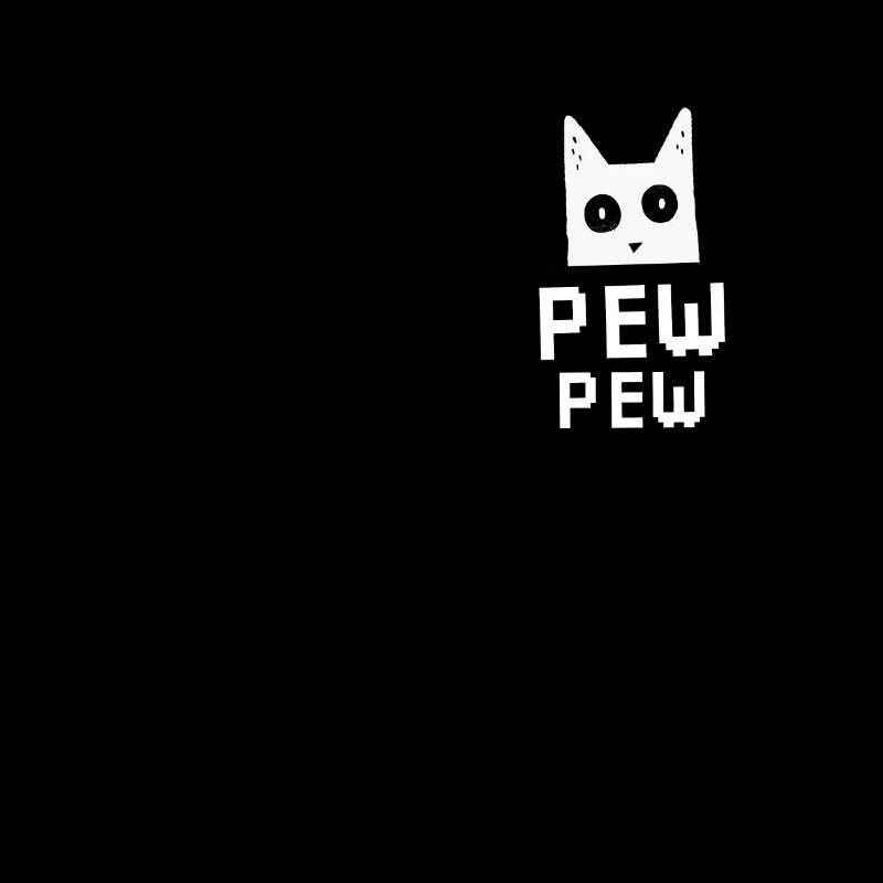 Pew Pew Cat Meme Katze