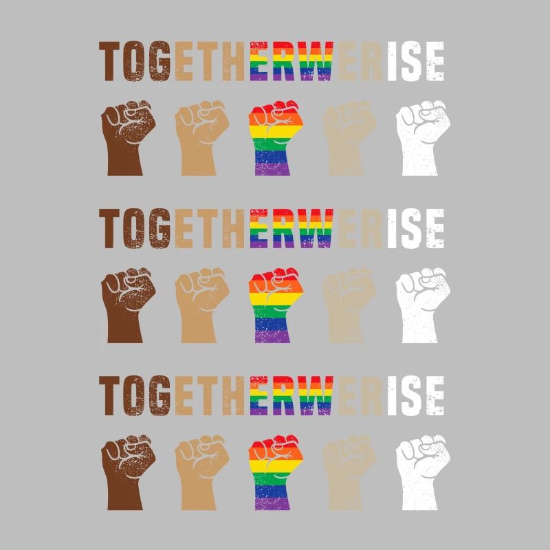 Ensemble, nous élevons BLM Black Lives Matter