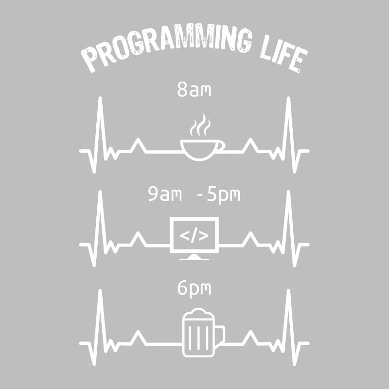 Programming Life Coffee Code Beer Gift