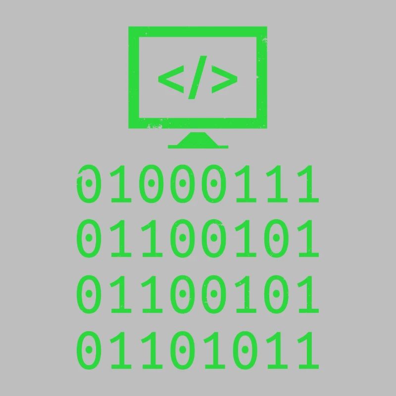 Cadeau de programmation de codage de code binaire