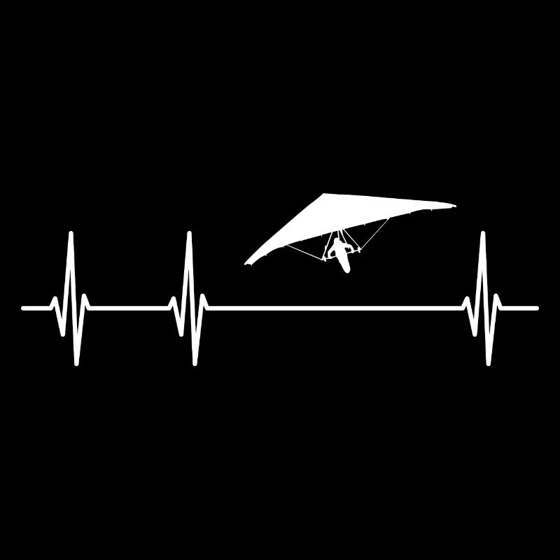 Hang Glider Hang Gliding Heartbeat Pulse