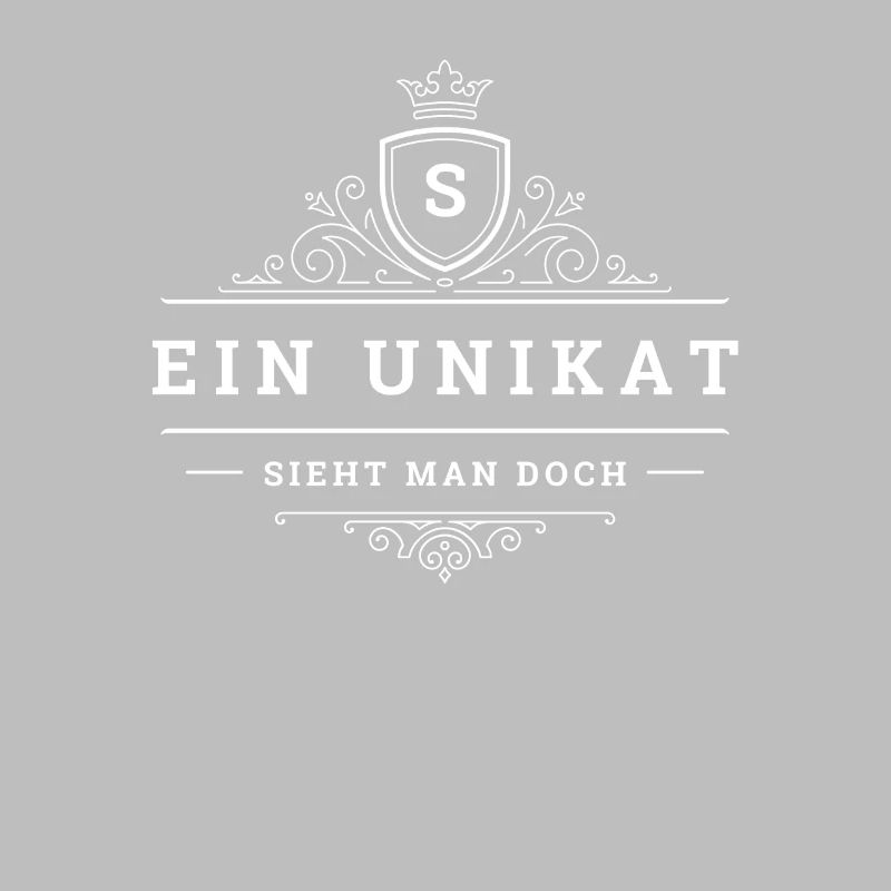 Ein Unikat Ein Einzelstück Anfangsbuchstabe S Name
