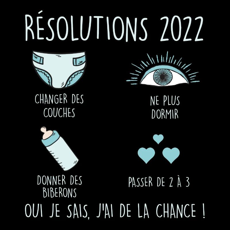 Résolutions 2022 couches sommeil biberons amour