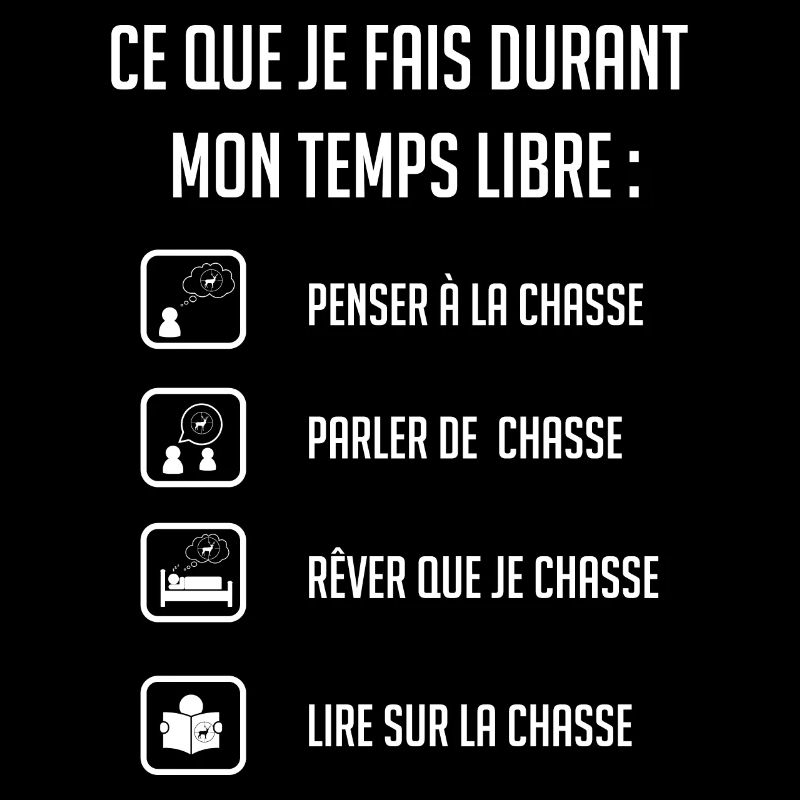 Chasseur accro amoureux chasse temps libre loisirs