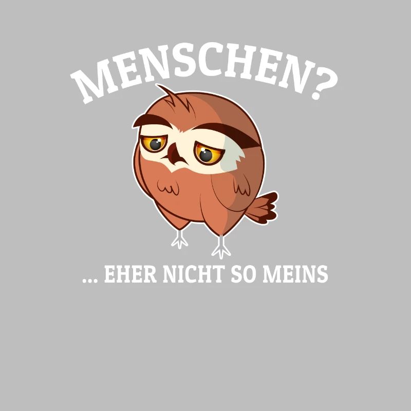 Menschen Eher nicht so meins - Eule Autismus