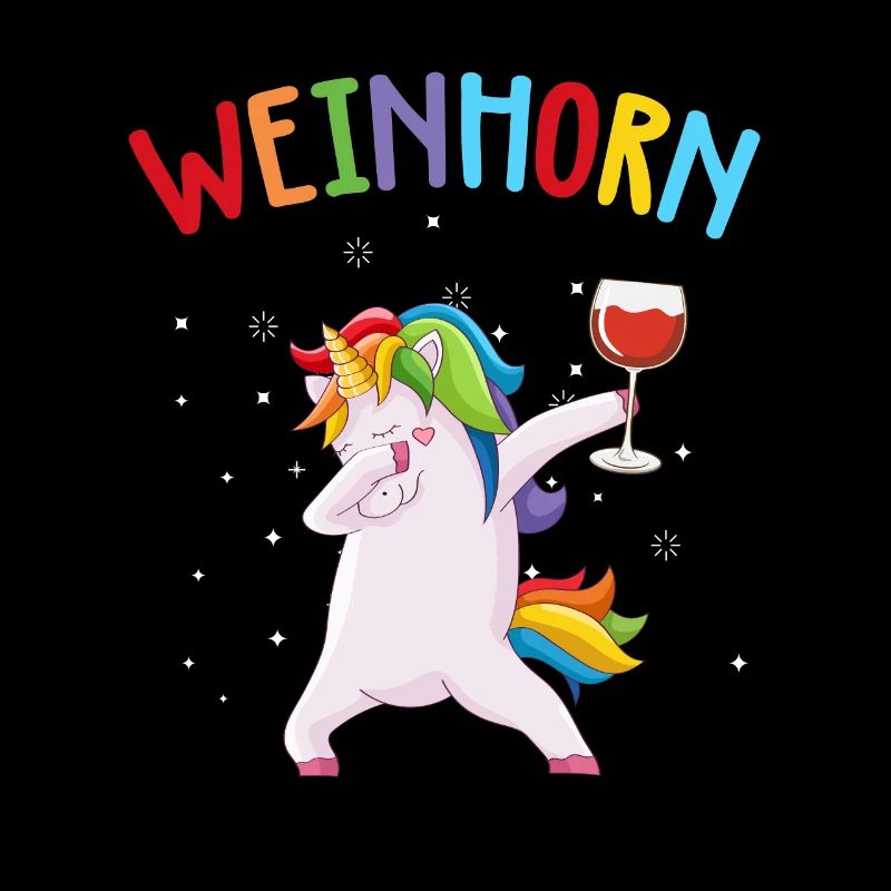 Wein Dab Unicorn Wine Einhorn Dabbing Geschenkidee