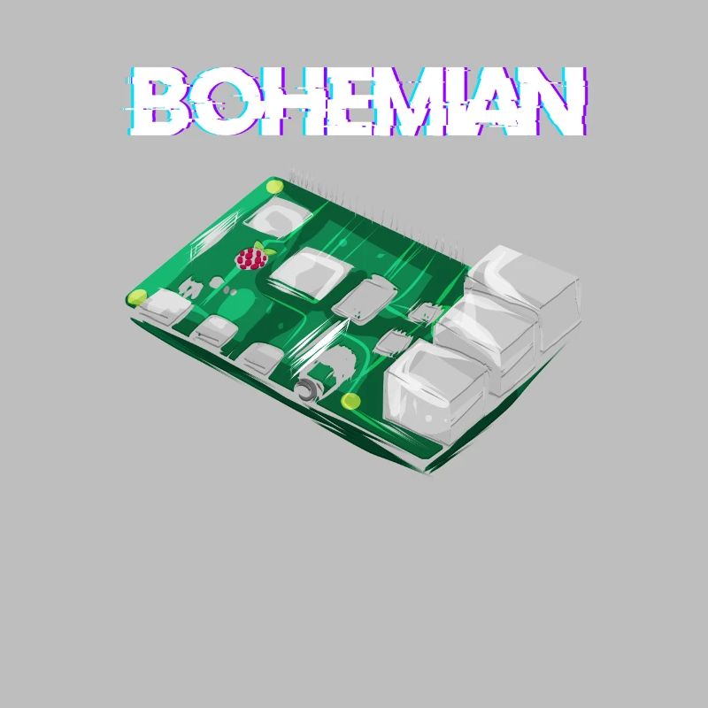 Programmeur informaticien Bohemian Raspberry Pi