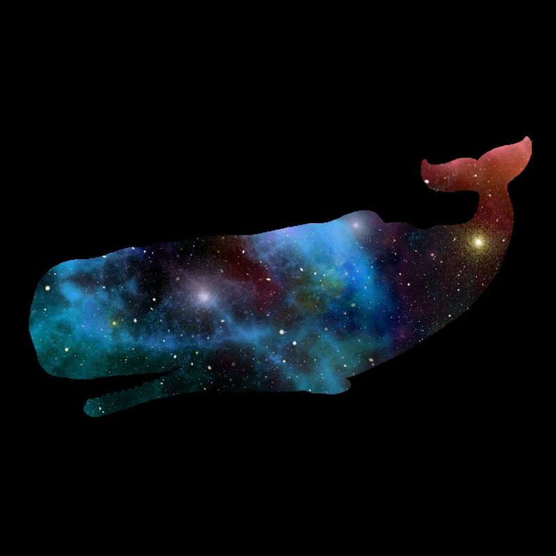 Space whale outer space sperm whale gift