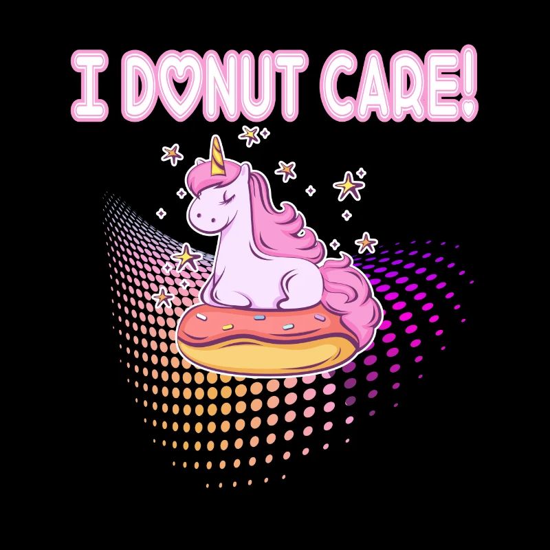 I donut care Einhorn auf Donut