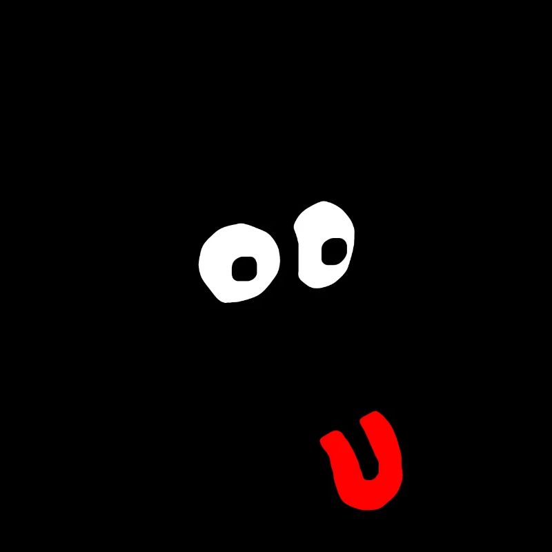 Comic-Gesicht albern