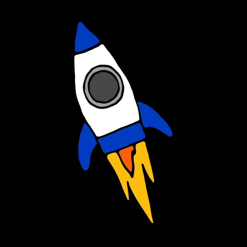 Blaue Rakete Comic