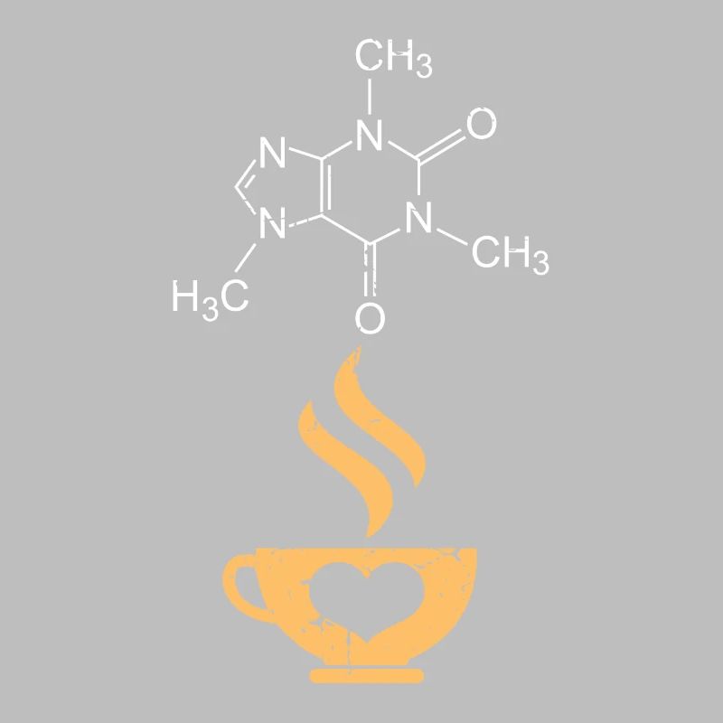 Caffeine Molecule Coffee Science Nerd