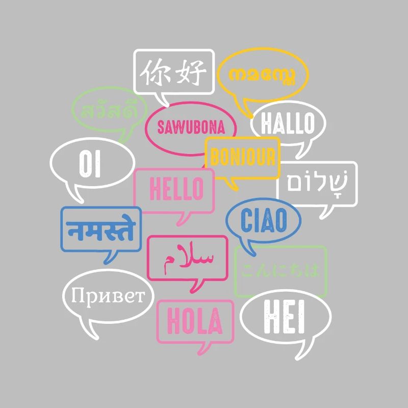 Multilingual Polyglot Globetrotter Language