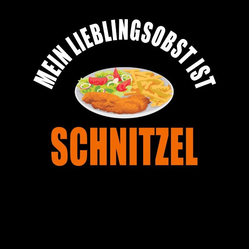 Lustiger Spruch Mein Lieblingsobst ist Schnitzel