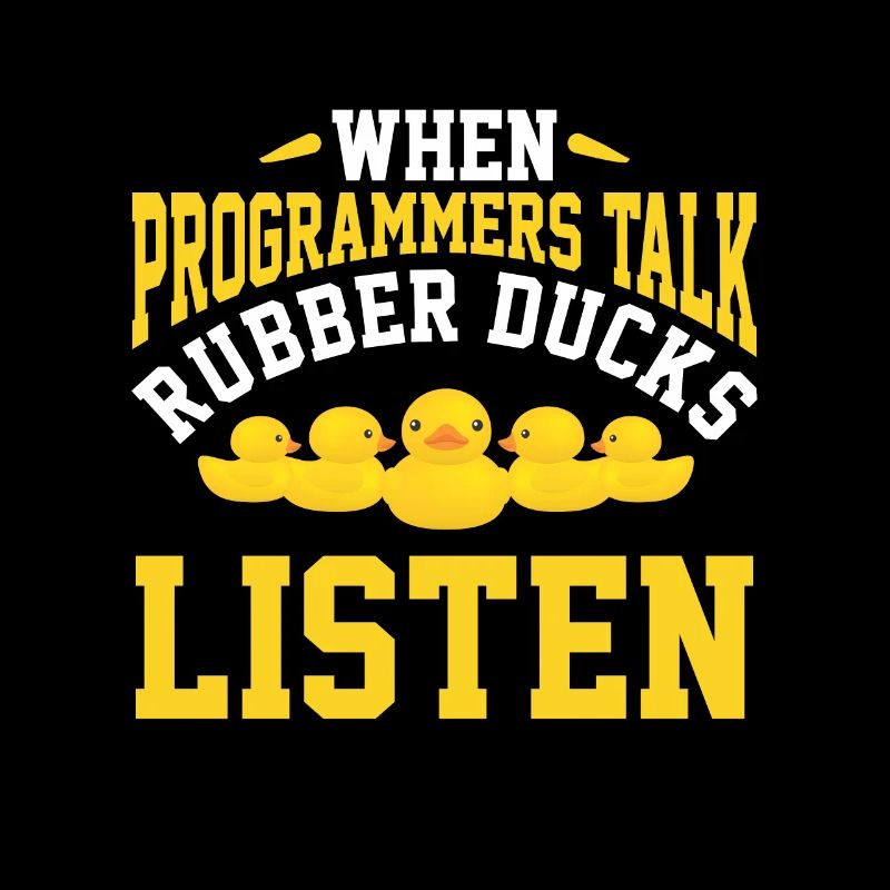 Programmeur informatique développeur canard en caoutchouc