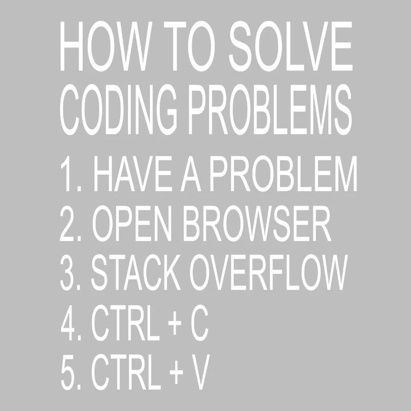 Programmer coder solving computer science problems