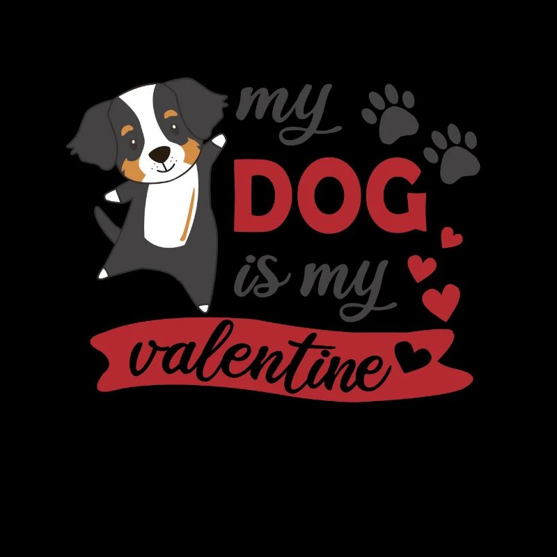 Mon chien est mon valentine berner sennenhund doux