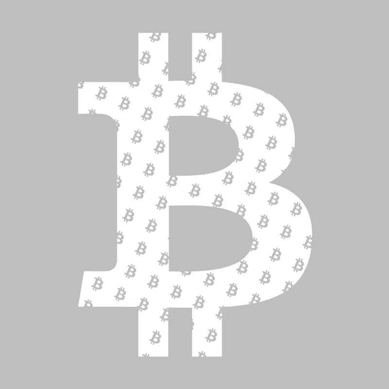 Bitcoin Logo Symbol Muster Pattern