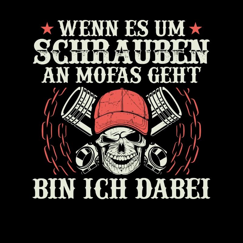 Mofa Mofas Mofafahrer Moped Schrauber Geschenk