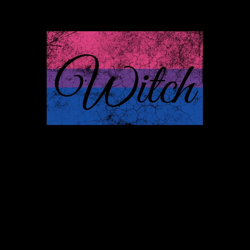 Bi Witch - Lesbian - Bi Flag - Bi Witch Flag