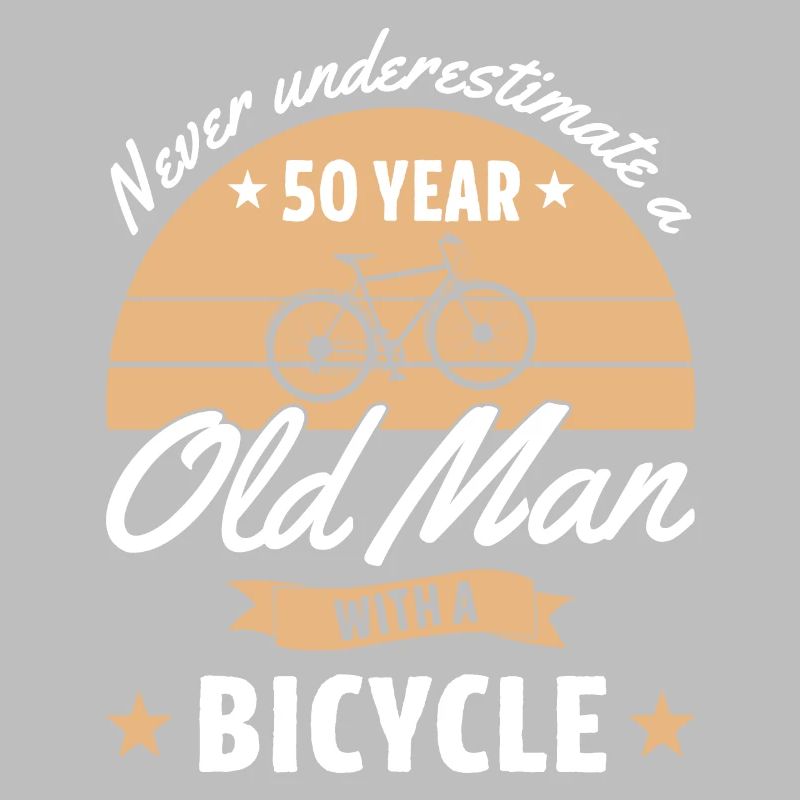 Never underestimate a 50 year old man with bicycle