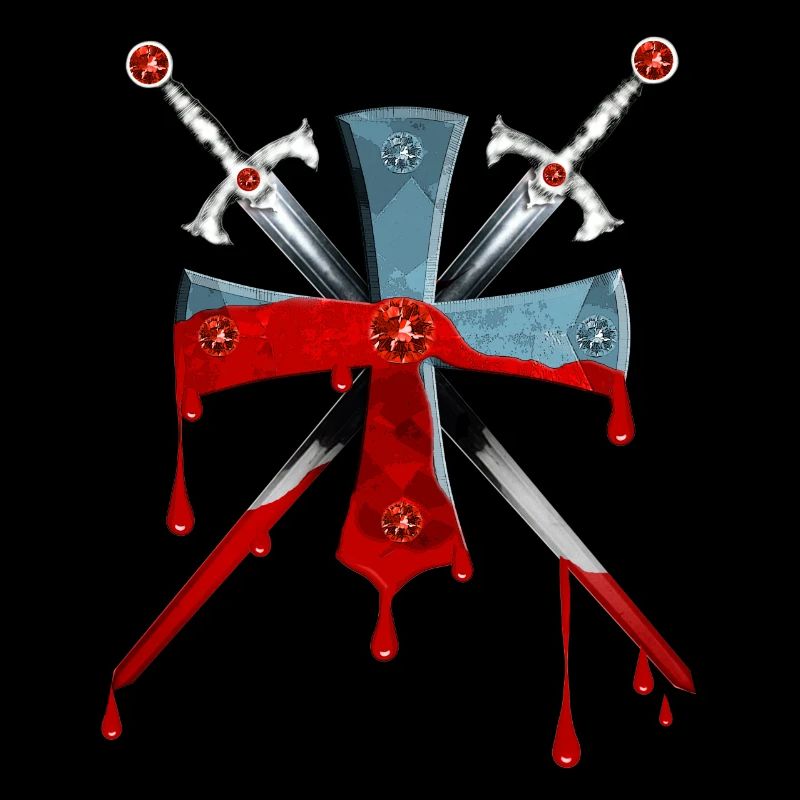 Croix / Crusader / épées de chevalier