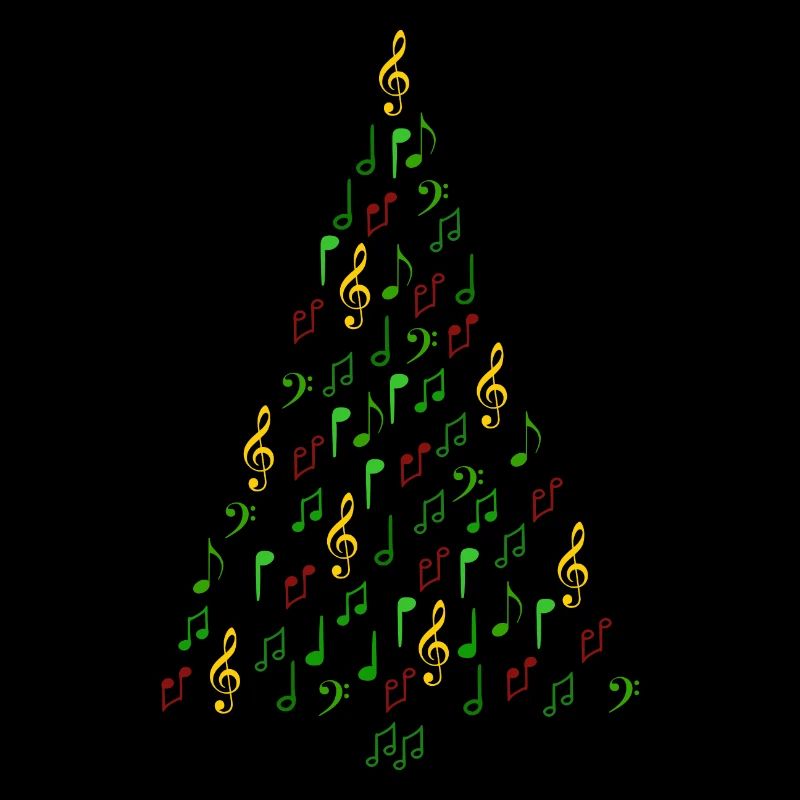 Music Christmas- Christmas tree notes