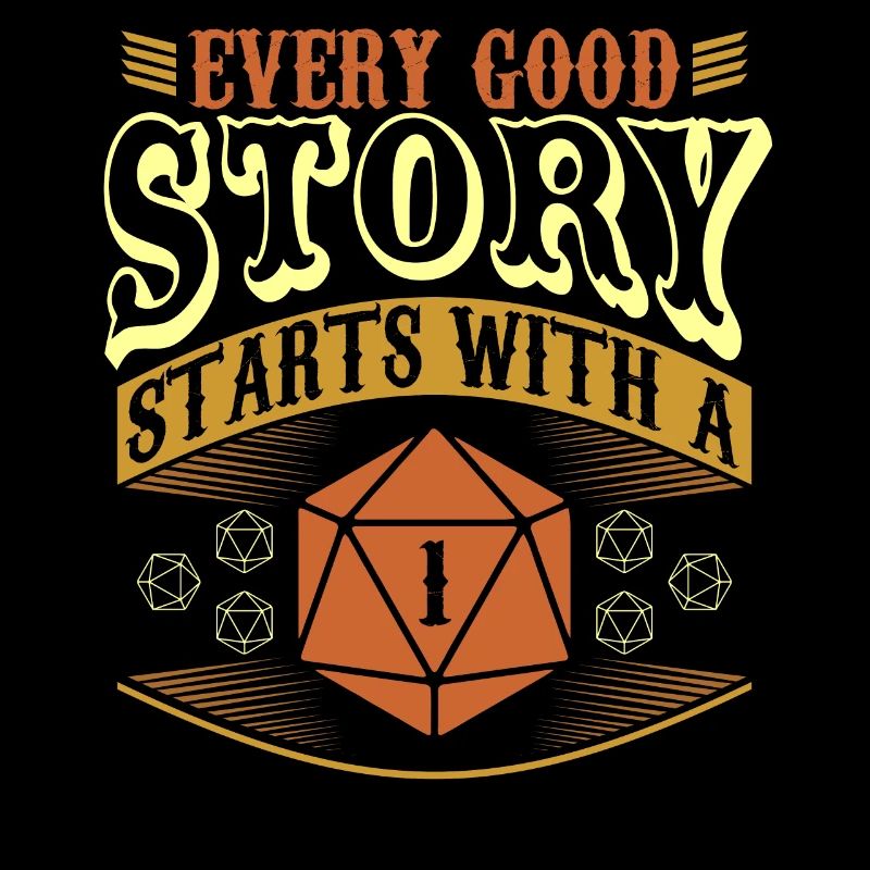 Every Good Story Stars with a 1 D20 Cube