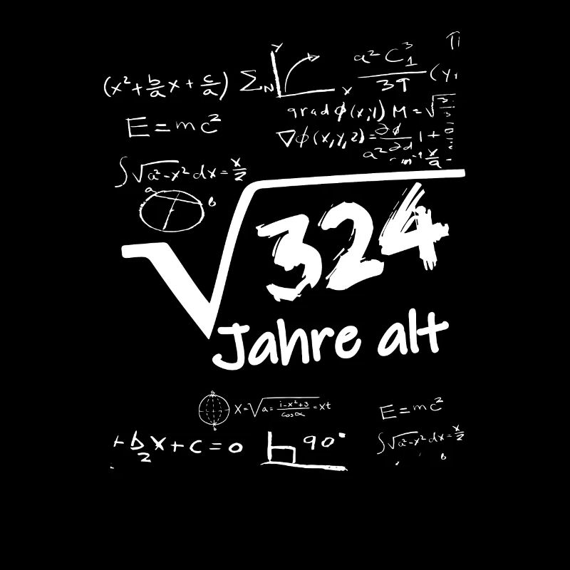 18 Geburtstag Mathematik Mathe Abitur Geschenk