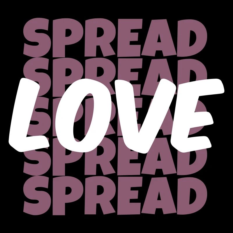 Conception de chemise Spread Love
