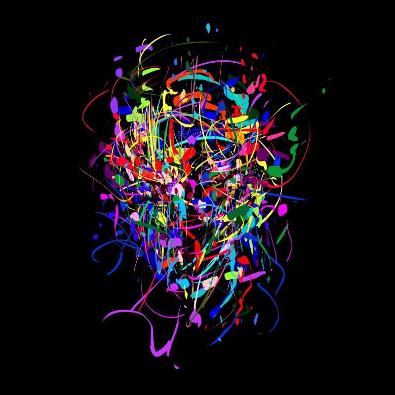 Couleur - Bombe / Abstrait / Visage