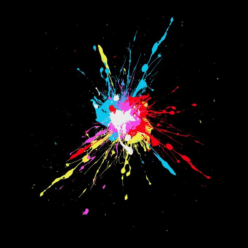 Farbspritzer Farbkleckse bunt cool fun Farbe