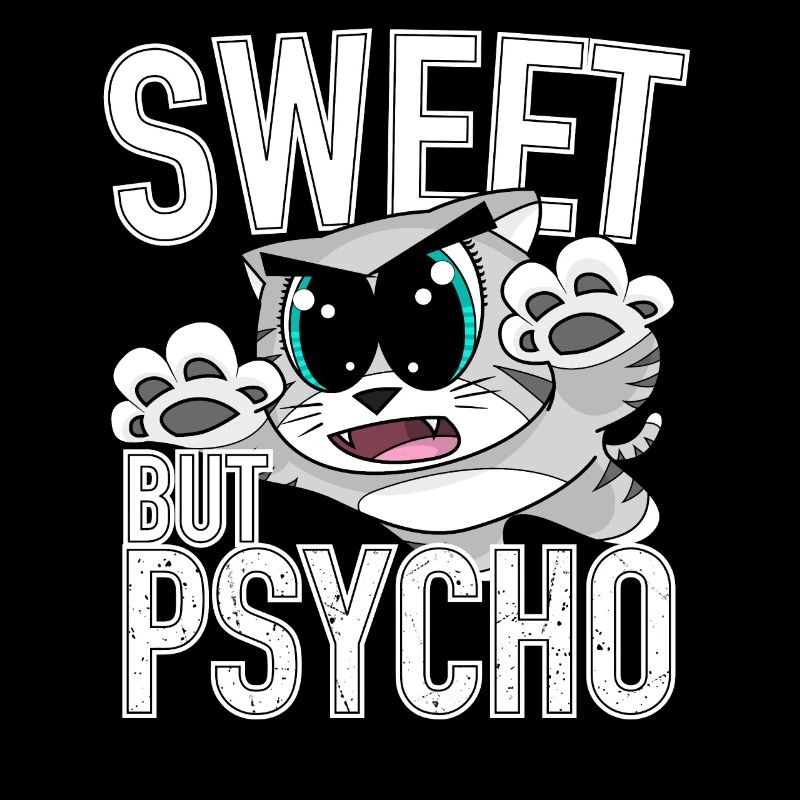 Sweet but psycho cute cat