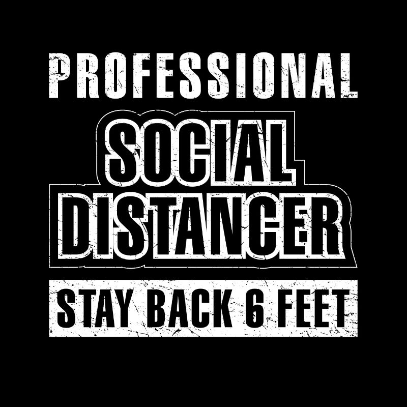 Professional Social Distancer Stay Back 6 Feet Ft