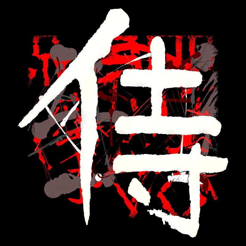 Samouraï (japonais) / caractères Kanji