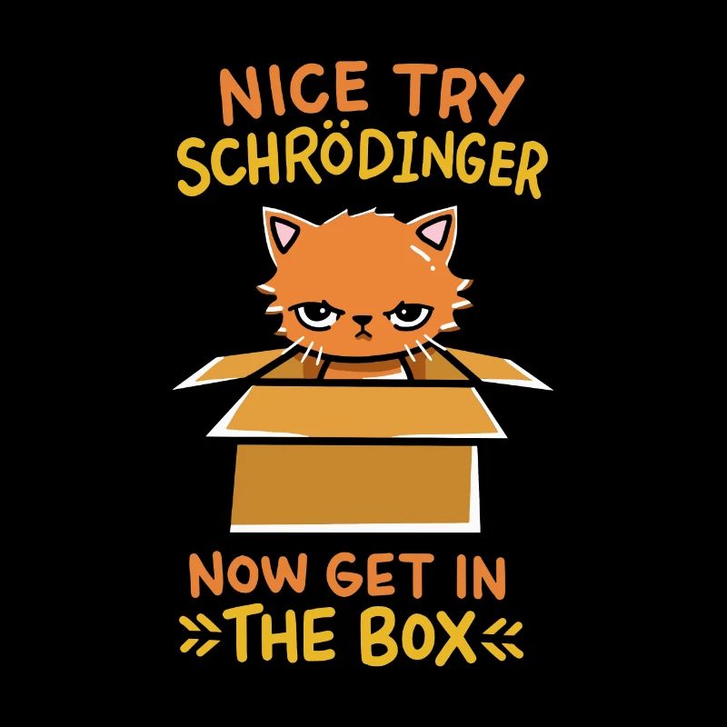 Quantum physics gift for a schrodinger fan