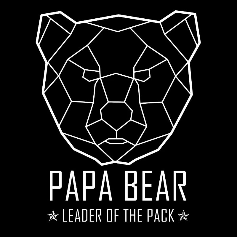 Polygon Bear Geometric Animal Berlin Papa Bear