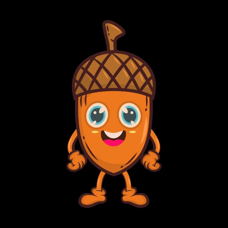 Eichel Eiche Baum Comic