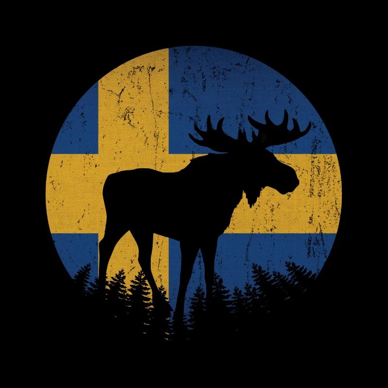 Schweden Reise Elch Skandinavien Geschenkidee