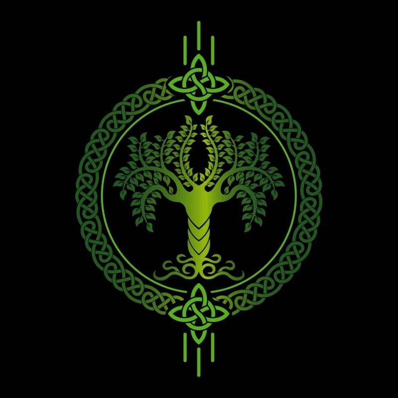 Lebensbaum, Lebensbaum, Keltisches symbol, Celtic,