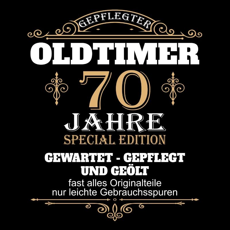 70 Geburtstag 70 Jahre siebzig Geschenk Geburtstag