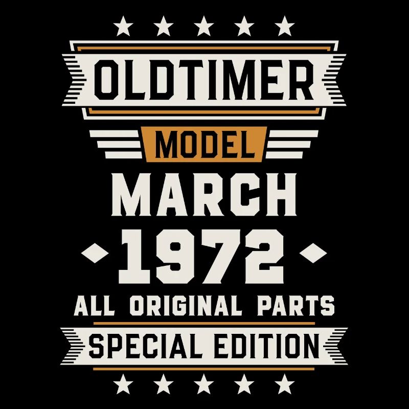 Oldtimer March 1972 Birthday Gift