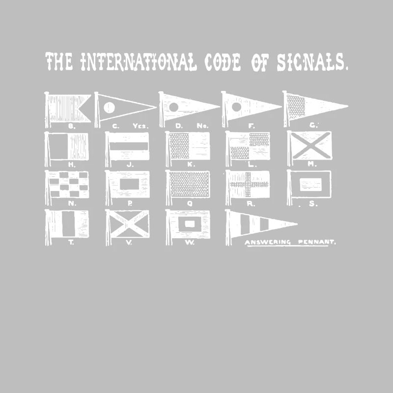 Signal Flagge Code Seefahrer